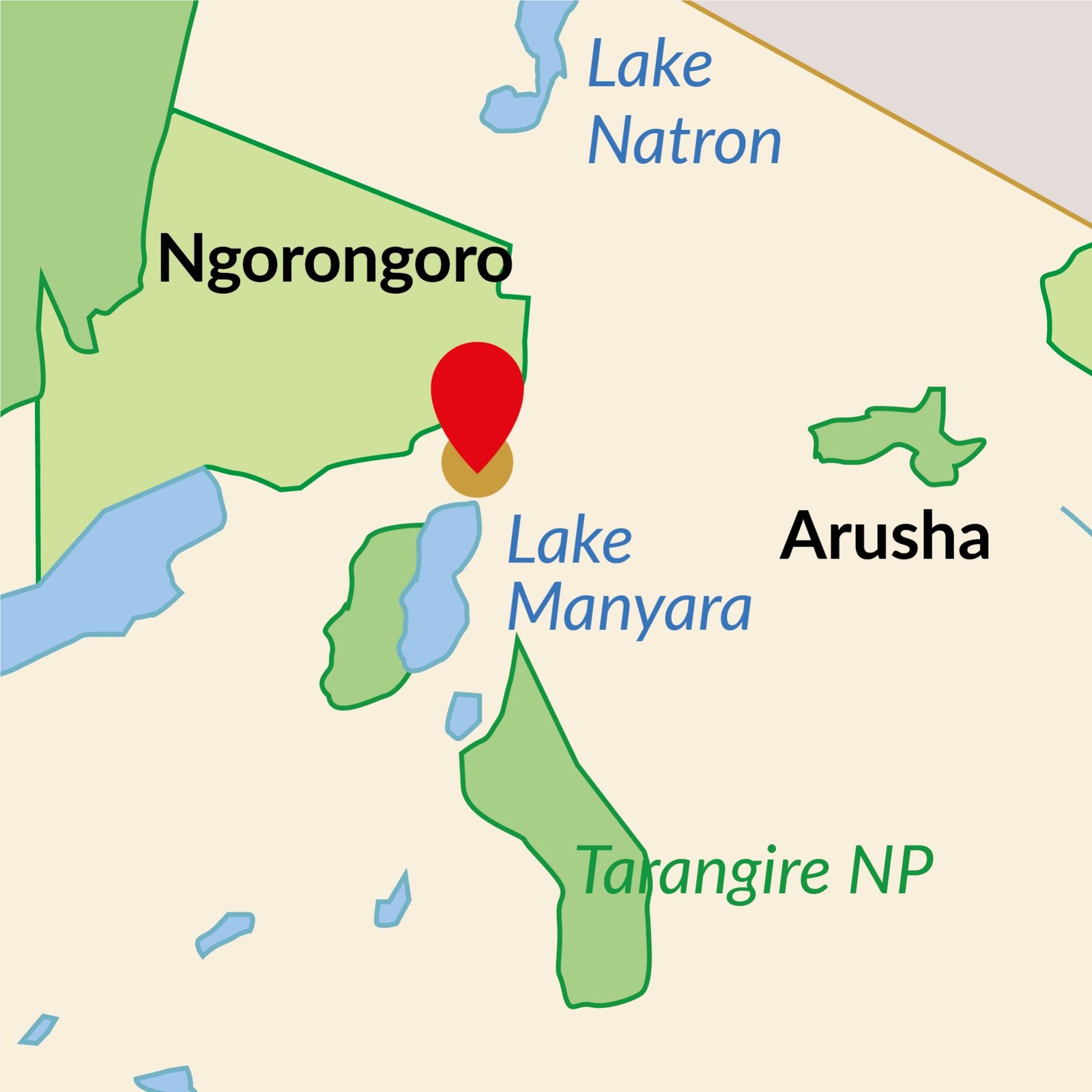 African Manyara Escarpment - view 5