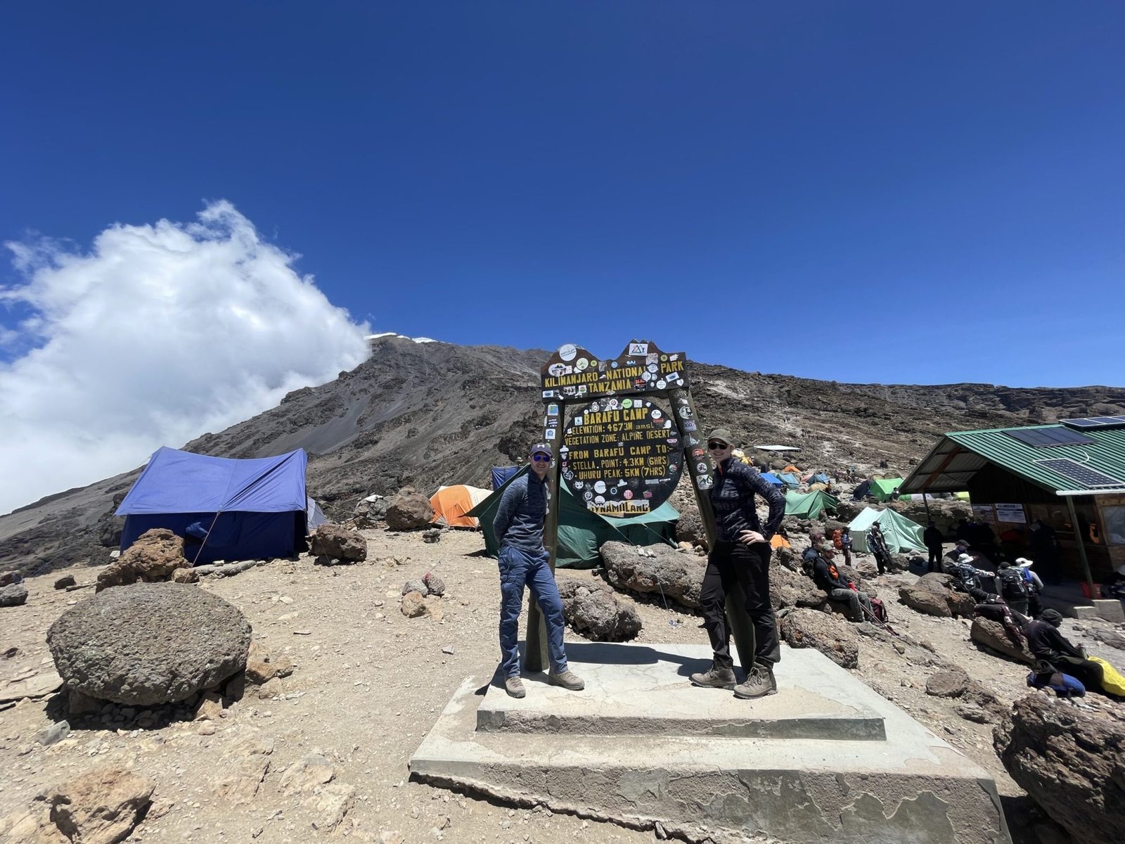 Machame Camp - view 2